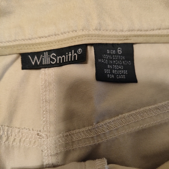 Willi Smith khaki wide leg pants - Picture 4 of 7